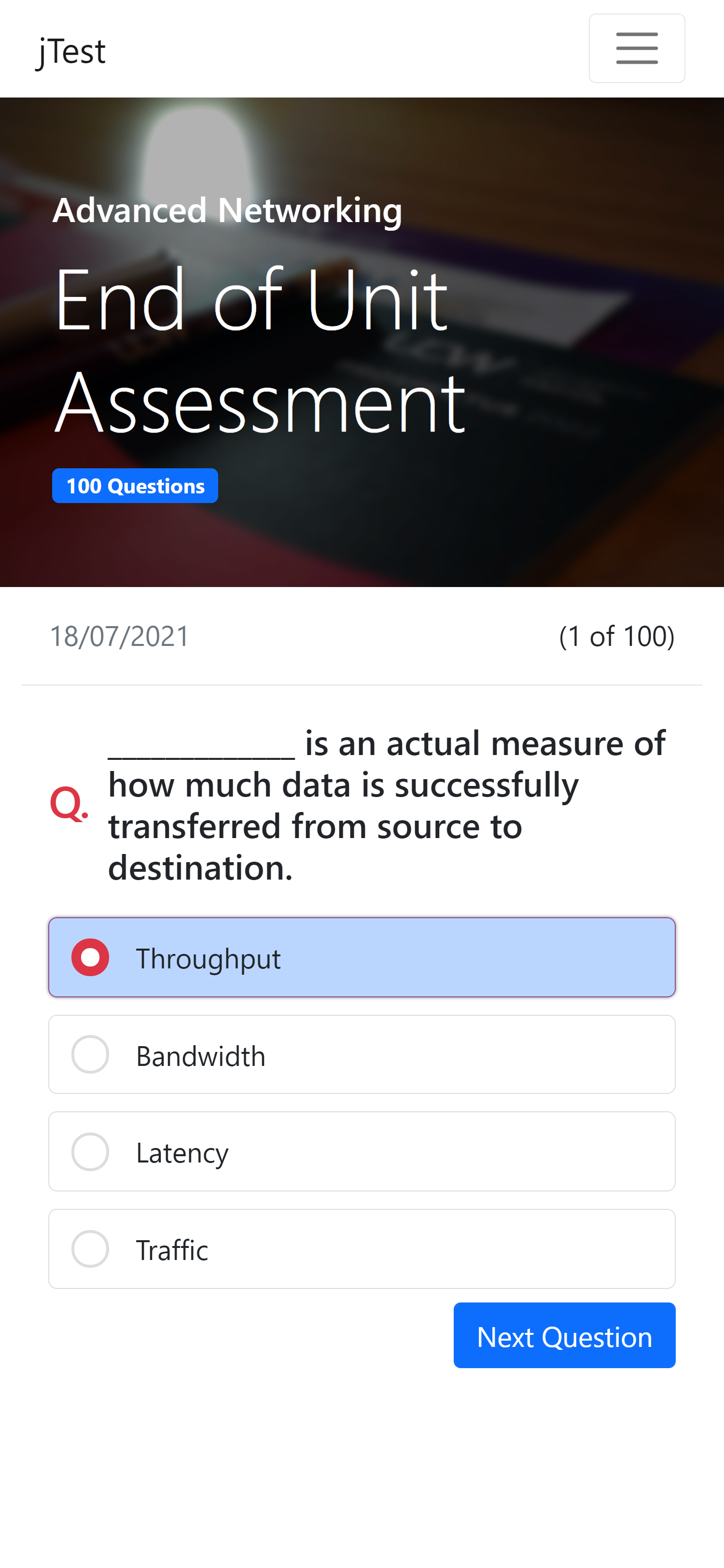 Mobile View of jTest